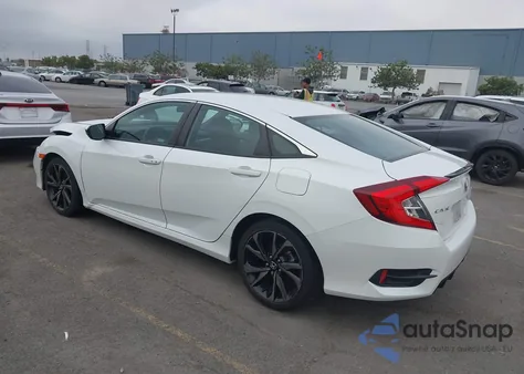 2020 Honda Civic Sport из США, поврежденный, VIN 2HGFC2F89LH534609